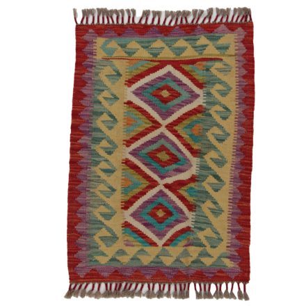 Afganský Kelimový koberec 90x65 ručne tkaný etnický kilim