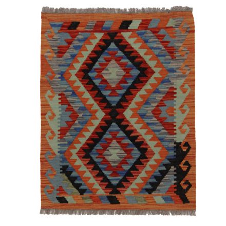 Koberec Kilim Chobi 98x79 ručne tkaný afganský kilim