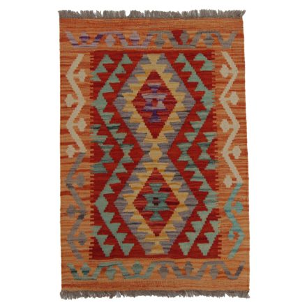 Koberec Kilim Chobi 90x62 ručne tkaný afganský kilim