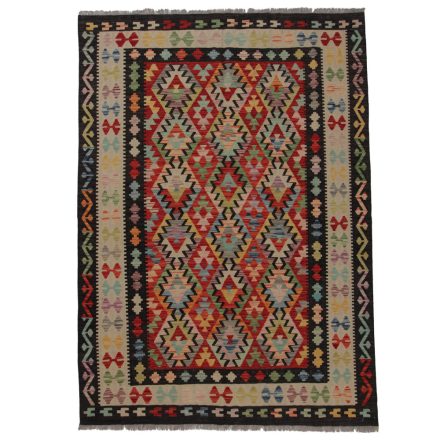 Koberec Kilim Chobi 245x178 ručne tkaný afganský kilim z vlny