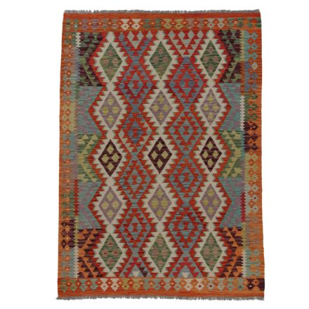 Koberec Kilim Chobi 238x175 ručne tkaný afganský kilim z vlny