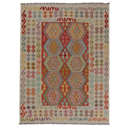 Koberec Kilim Chobi 243x181 ručne tkaný afganský kilim z vlny