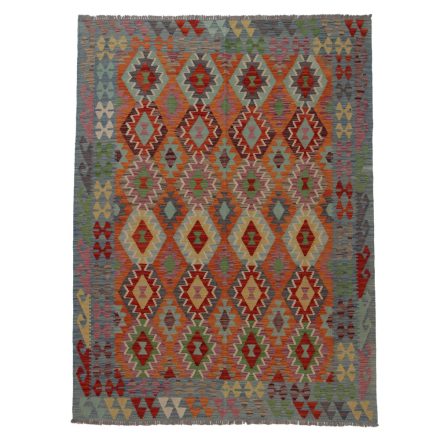 Koberec Kilim Chobi 237x177 ručne tkaný afganský kilim z vlny