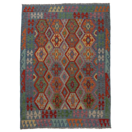 Koberec Kilim Chobi 239x176 ručne tkaný afganský kilim z vlny