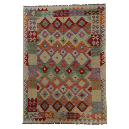 Koberec Kilim Chobi 241x174 ručne tkaný afganský kilim z vlny