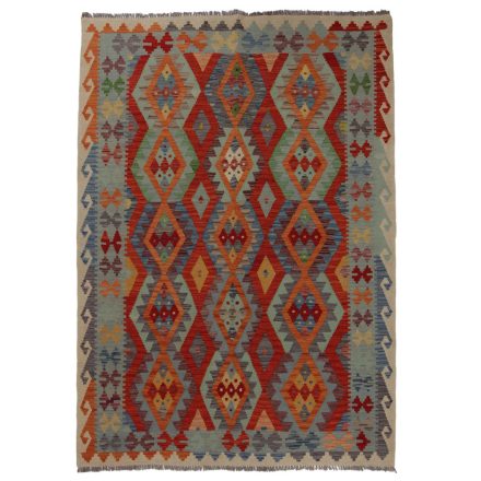 Koberec Kilim Chobi 241x176 ručne tkaný afganský kilim z vlny