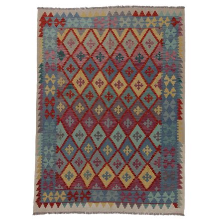 Koberec Kilim Chobi 247x189 ručne tkaný afganský kilim z vlny