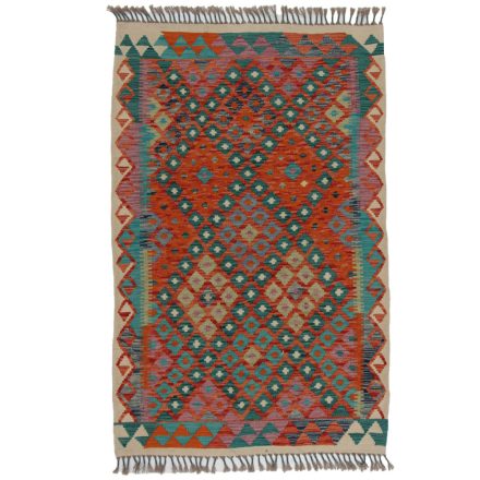 Afganský Kelimový koberec Chobi 155x100 plochý tkaný koberec Kilim