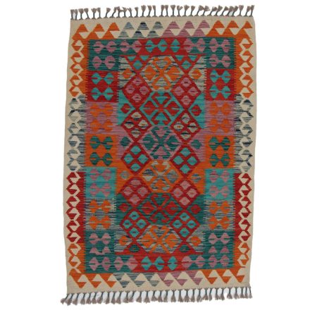 Afganský Kelimový koberec 150x105 ručne tkaný etnický kilim