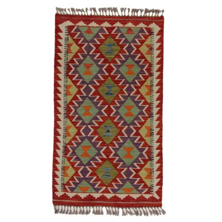 Afganský Kelimový koberec 132x76 ručne tkaný etnický kilim