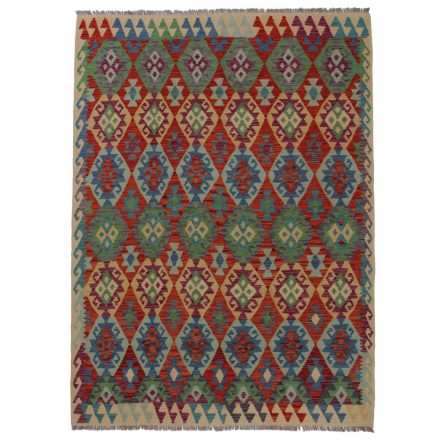 Koberec Kilim Chobi 243x179 ručne tkaný afganský kilim z vlny