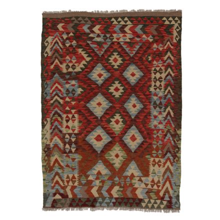 Afganský Kelimový koberec 188x134 ručne tkaný etnický kilim