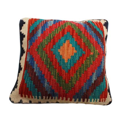 Ručne tkaný obliečka na vankúš Kilim 45x45 afganský dekoračný vankúš