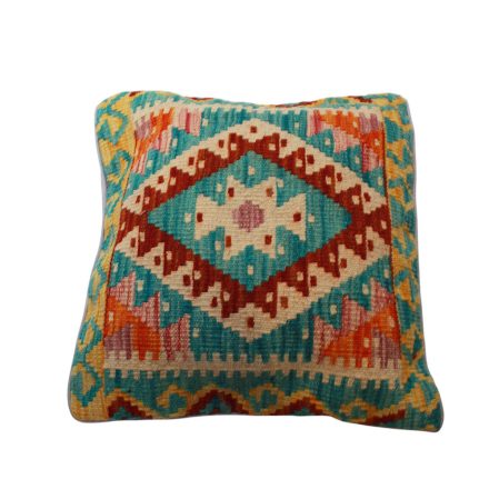 Afgánsky obliečka na vankúš Kilim 45x45 ručne tkaný vankúš