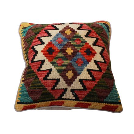 Ručne tkaný obliečka na vankúš Kilim 45x45 afganský dekoračný vankúš