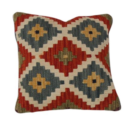 Obliečka na vankúš Kilim 45x45 ručne tkaný dekoračný vankúš