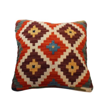 Ručne tkaný obliečka na vankúš Kilim 45x45 afganský dekoračný vankúš