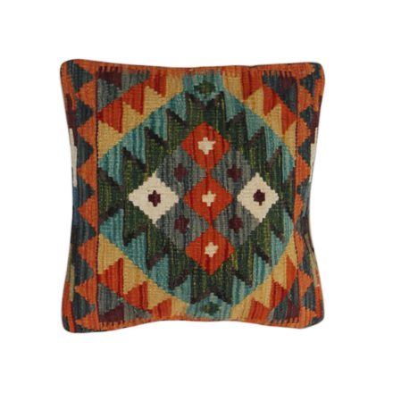 Vankúš Kilim 45x45 ručne tkaná obliečka na vankúš