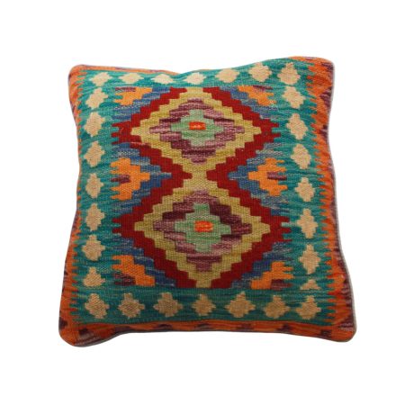 Ručne tkaný obliečka na vankúš Kilim 45x45 afganský dekoračný vankúš