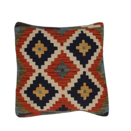 Afgánsky obliečka na vankúš Kilim 45x45 ručne tkaný vankúš