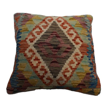 Afgánsky obliečka na vankúš Kilim 45x45 ručne tkaný vankúš