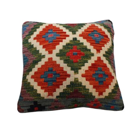 Afgánsky obliečka na vankúš Kilim 45x45 ručne tkaný vankúš