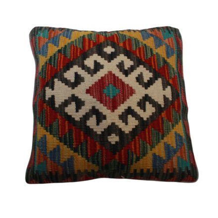 Afgánsky obliečka na vankúš Kilim 45x45 ručne tkaný vankúš