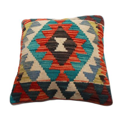 Vankúš Kilim 45x45 ručne tkaná obliečka na vankúš